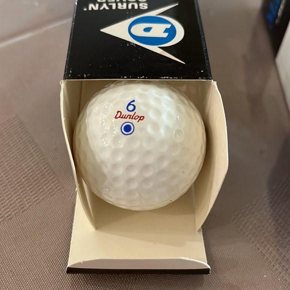 Vintage 6 Unused Dunlop Maxfli Blue Max Golf Balls with Surlyn cover. - Picture 7 of 8